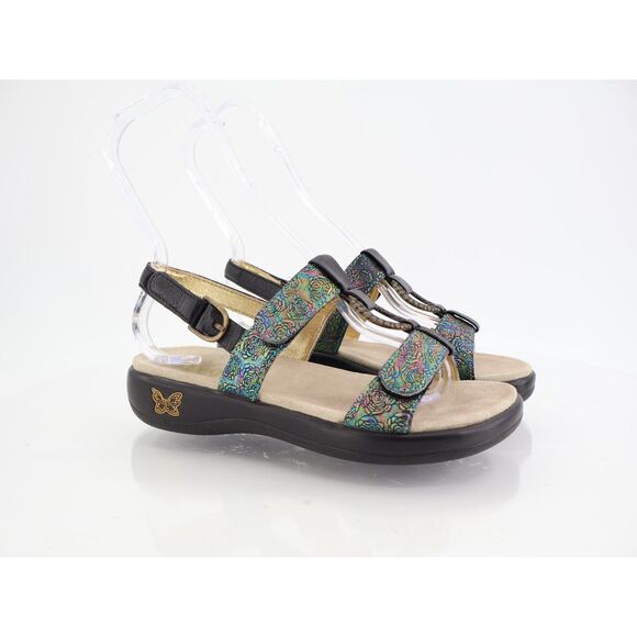 Alegria Women's Julie Sandal Size 36 6 Abalone Rose Comfy Slingback Adjustable - Picture 1 of 10